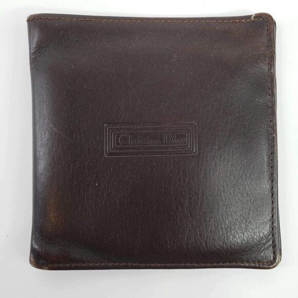 Dior Dark Brown Leather Wallet - Picture 2 of 9